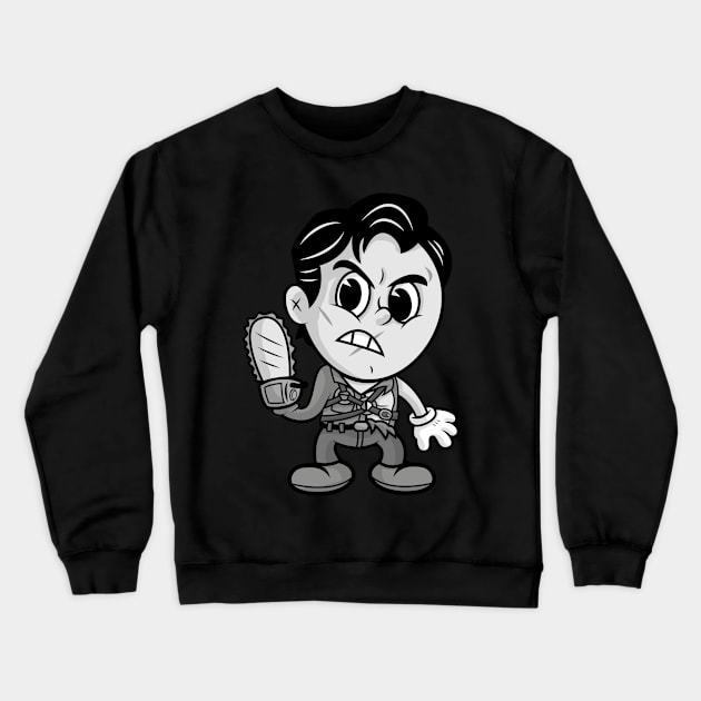 Steamboat Chainsaw Hero Crewneck Sweatshirt by chrisraimoart